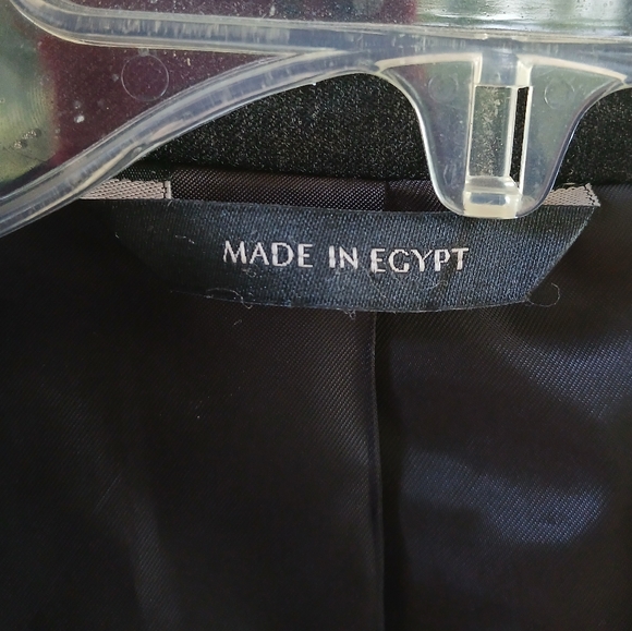 Banana Republic 46R Gray Wool blend Suit Jacket Tailored Slim Fit Made in Egypt - Picture 3 of 16